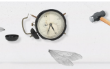 Broken 528 Clock (detail)